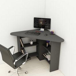 Hanah Home Mesa de Estudio Corner Antracita